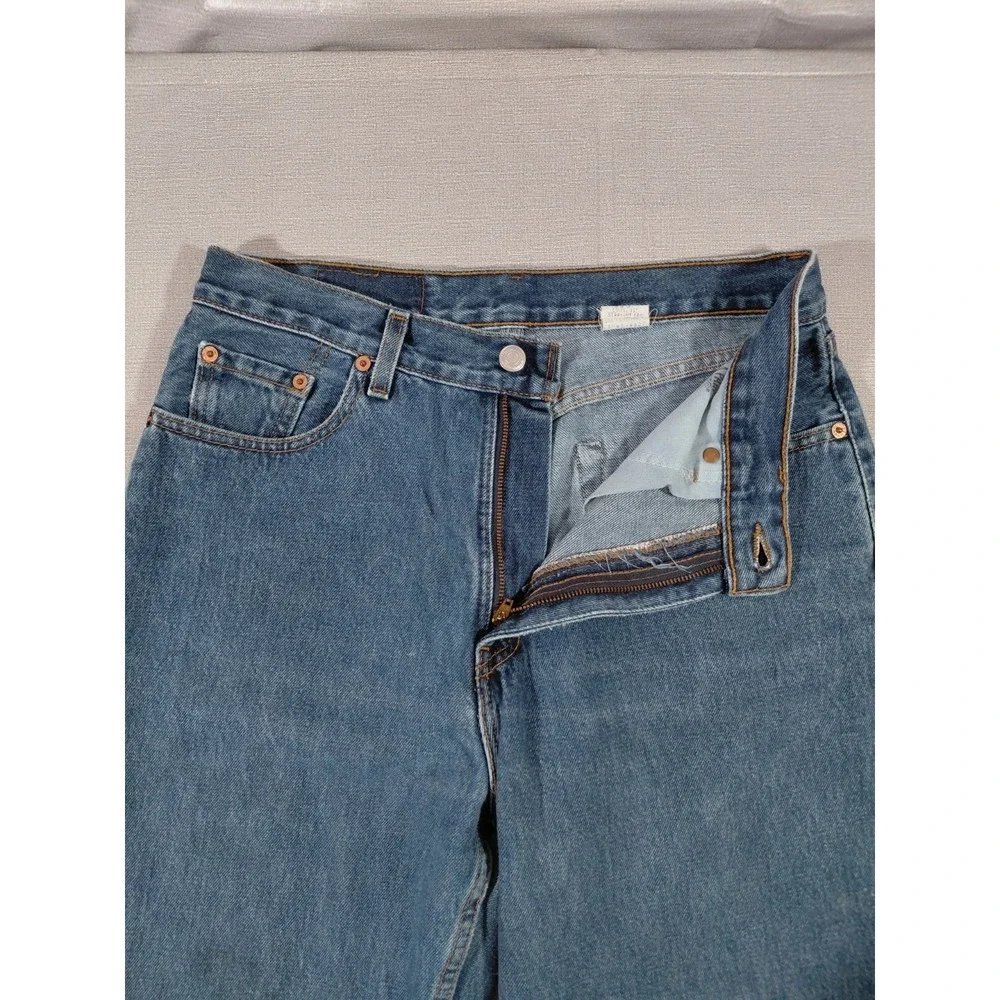 Levi's 560 Loose Fit Straight Leg Jeans Women's 10 Reg S Dark‎ Wash Denim
